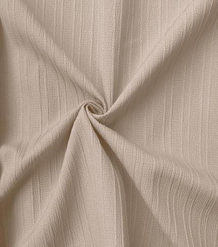 Image of FILO HEVIS Men's Casual Button Down Popcorn Shirts Stylish Long Sleeve Linen Textured Beach Summer Shirt