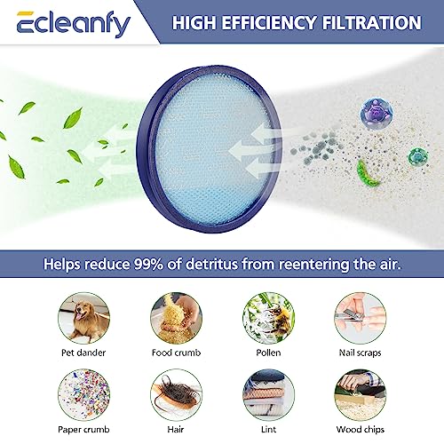 4-Pack 304087001 Filters Compatible with Hoover WindTunnel Upright Vacuum Cleaner UH71250 UH72630 UH72625 UH72615 UH71012 UH70605 UH71214【Note: Not fit Hoover BH & 3 Pro Pet Series】