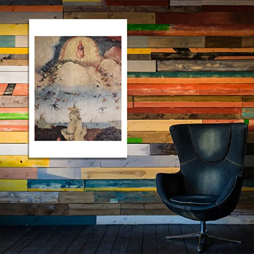 Grande affiche encadrée Falling From Heaven de Bosch pour créer une décoration murale galerie
