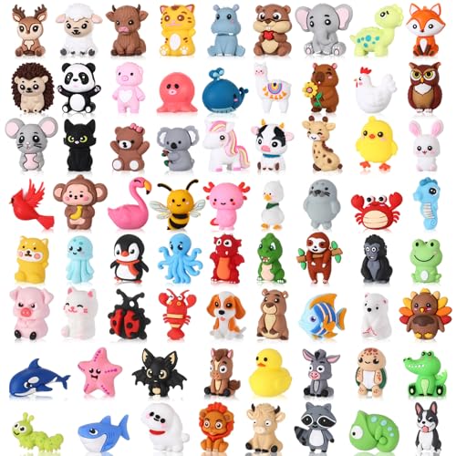 Watersay 70 Pcs 3D Silicone Focal Beads Pens Beads Bulk