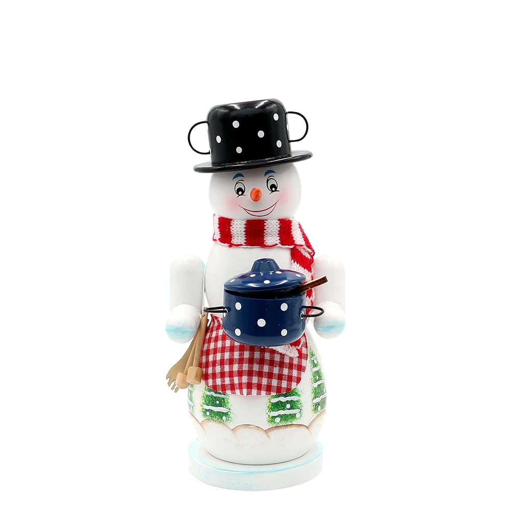 521786-20Räuchermann Räucherschneefrau Lisa mit Hut und Schal, ca. 20 cm