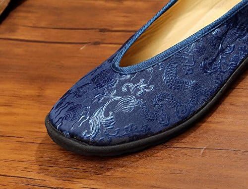 Scarpe Da Kung Fu Tradizionali Cinesi - Cotone Tessuto Per Tai Chi E Wushu | Stile Bruce Lee Nero - Foto 6