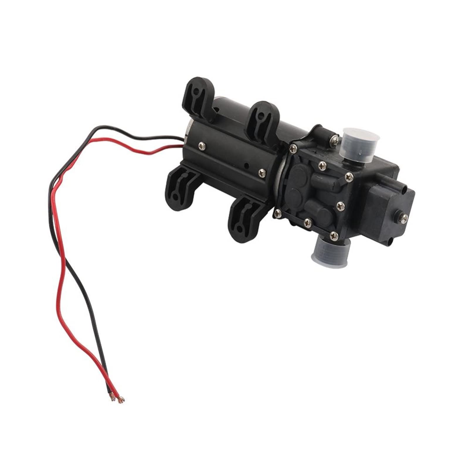 Giardinaggio 12V 100W Pompa Acqua a Membrana Pompa elettrica ad Alta Pressione Irrigazione del Giardino Raccordi per irrigazione (Color : Black-01)