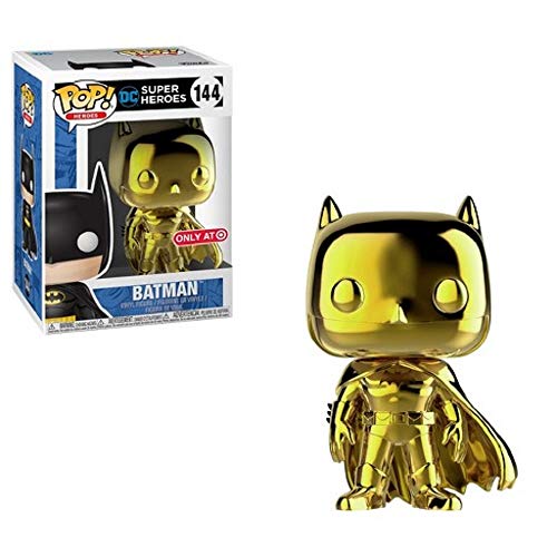 Pop! Dc Super Heroes Batman (Gold Chrome) Exclusive Vinyl Figure