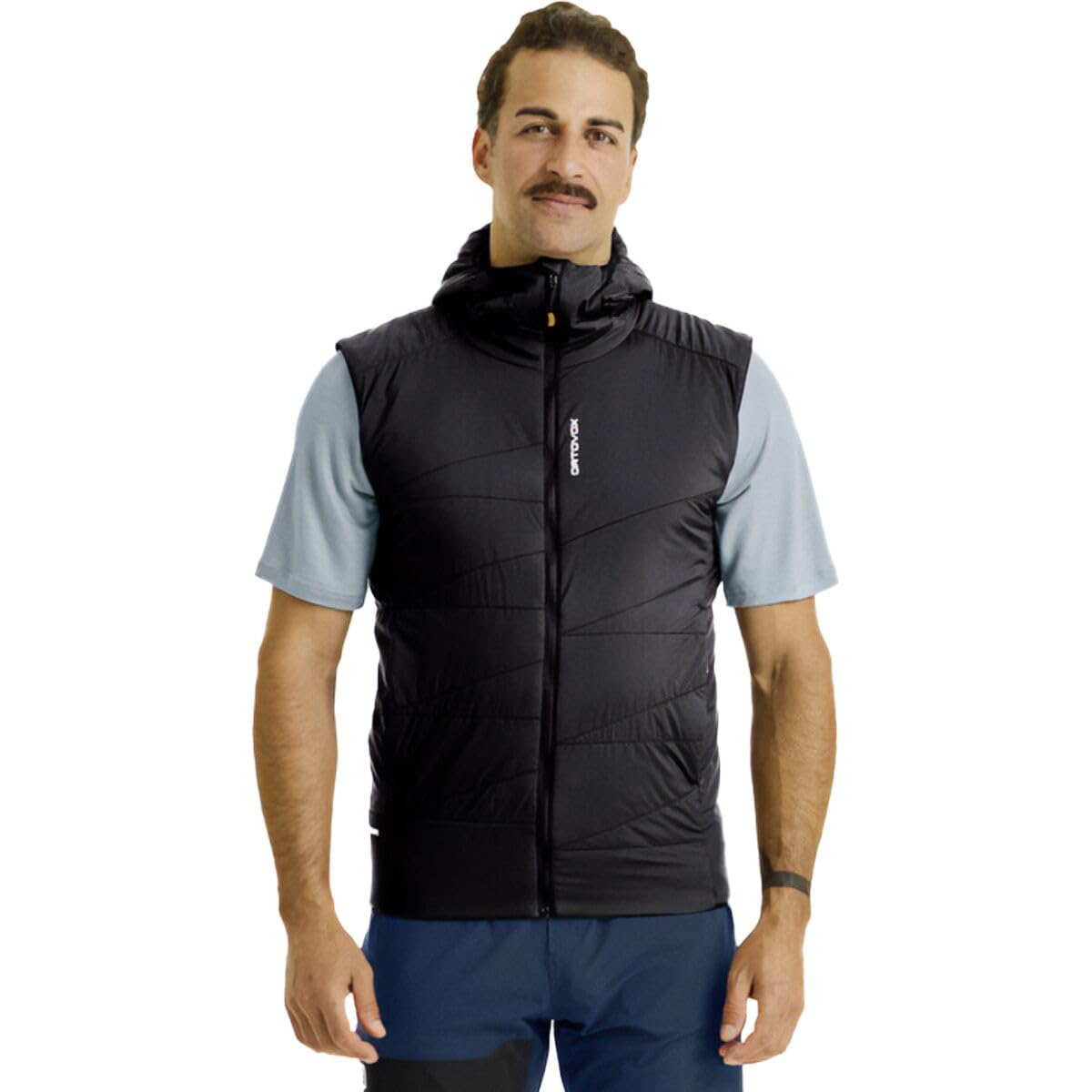 SWISSWOOL PIZ DUAN VEST M C: black raven S: M