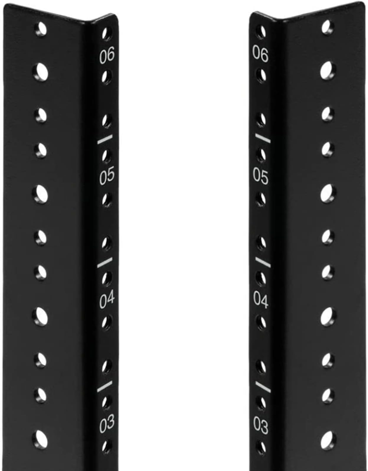 6U Vertical Rack Rail Pair DIY Kit Networking Equipment Server UPS Mounting Rail Kit (6U)