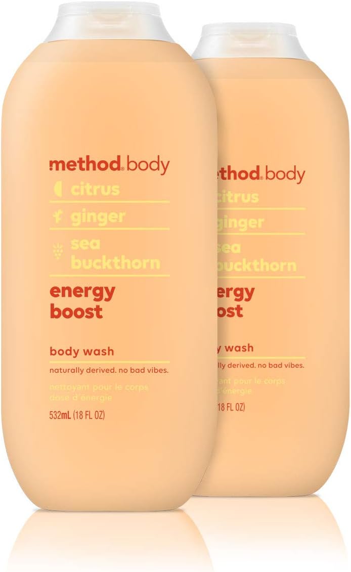 Amazon.com : Method Body Wash, Energy Boost, 18oz (Pack of 3) : Beauty ...