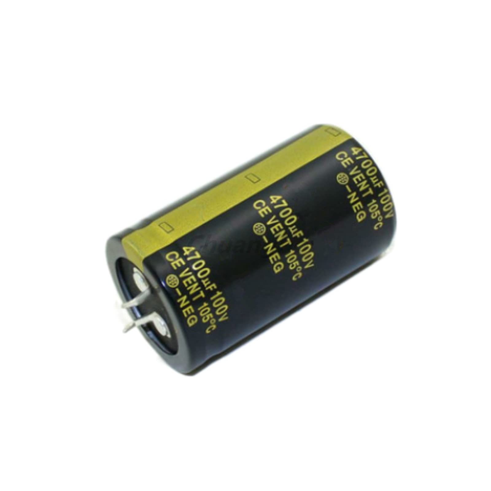 Condensador electrolítico de Audio 2-5 uds 100V4700UF 100V 4700UF 30 * 50MM for Amplificador de Audio HiFi Altavoz de Baja de Alta frecuencia(One Size)