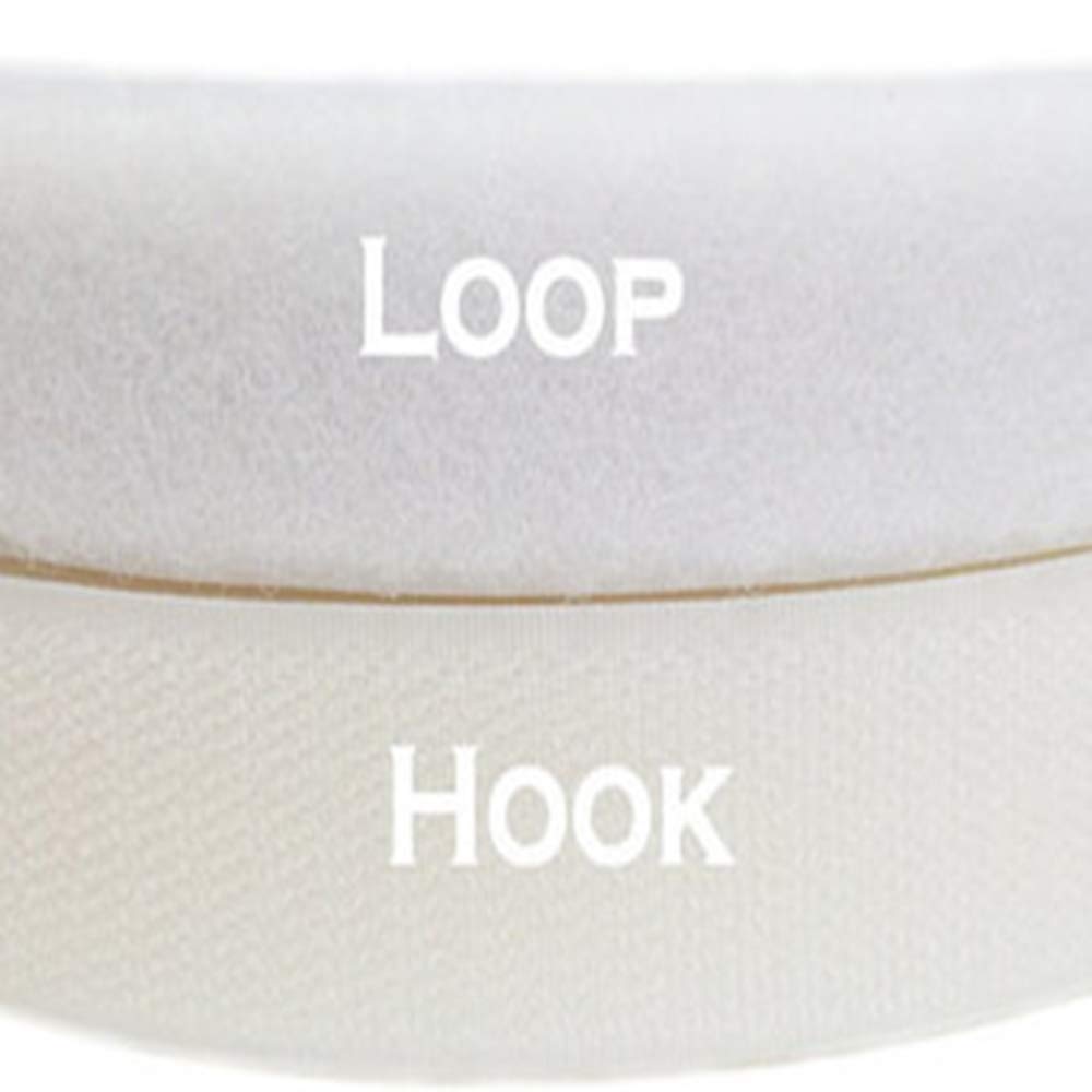 Premium Quality White Colour Hook and Loop Roll with Industrial Cutter (White Roll-25mm-25 Meter) 2