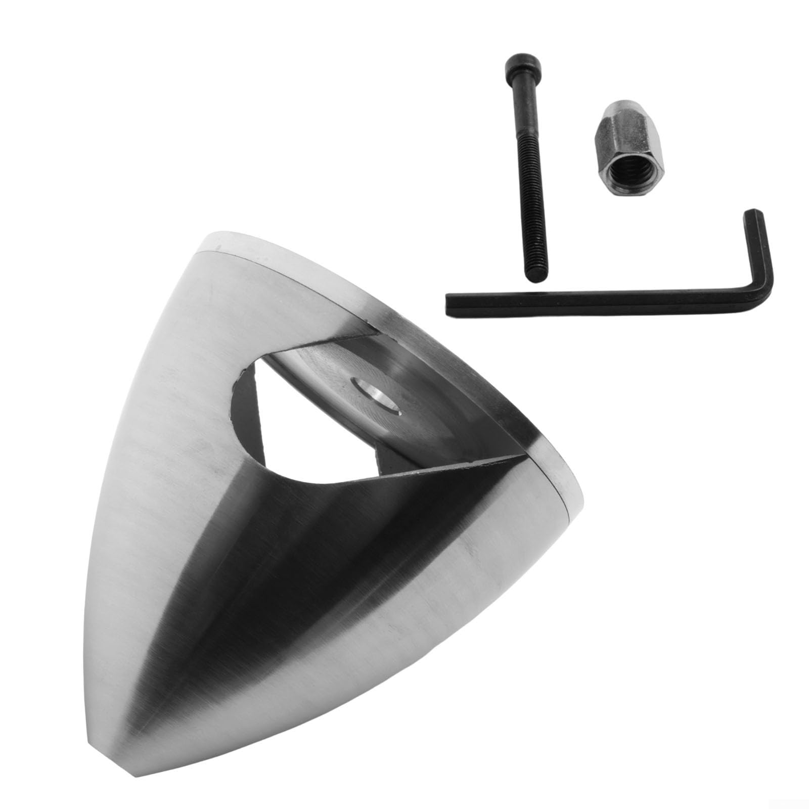 Glewi Aluminium Alloy RC Plane Spinner Propeller 1.5-5.0 Inch Low Drag Design for Methanol Engine Models Silver(3.25in/82mm)