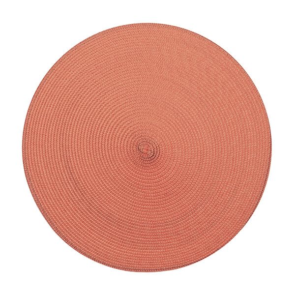Walton & Co Terracotta Circular Ribbed Placemat