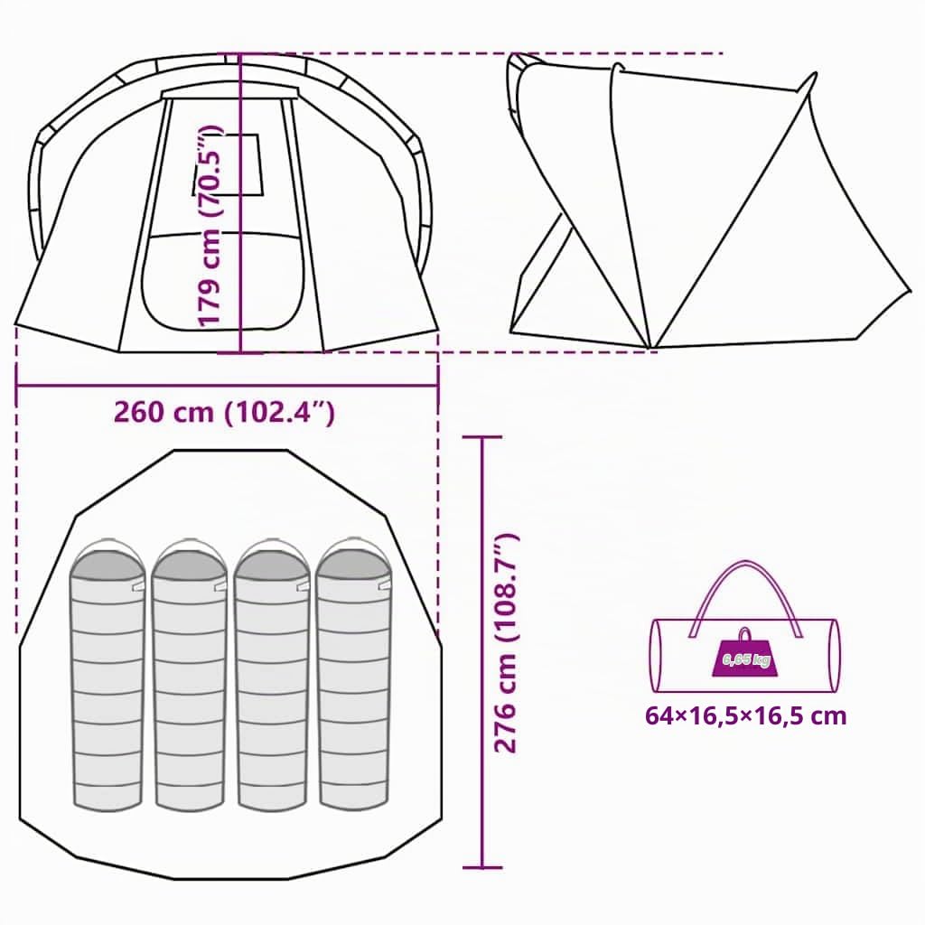 vidaXL Tente de pêche tentes de pêche Tente de Camping