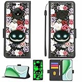Aroepurt Custodia Comaptibile per Doogee X95 PRO Case Custodia Cover Supporto Premium in PU[con Pellicola Protettiva HD con durezza 9H] [Blocco RFID][Effetto Luminoso Scuro] LPT-LZM