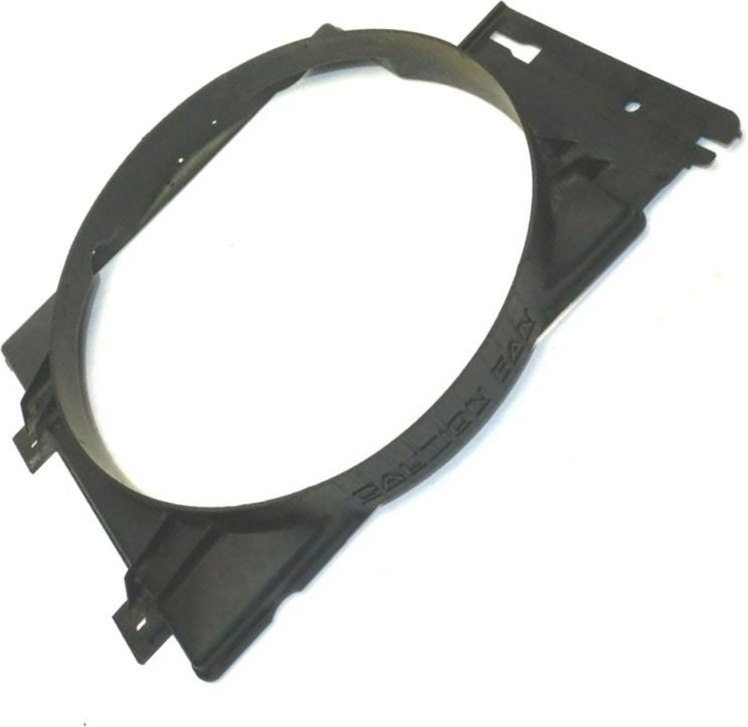 APDTY 173024 Automotive Cooling Fan Shroud; Left Hand Drive Models Only; Compatible With 4.0L L6 GAS OHV Jeep Models, 1997-2006 TJ, 1997-2006 Wrangler; Replaces 52027925AC