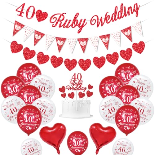 Ruby Wedding Decorations