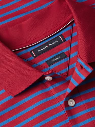 Image of Tommy Hilfiger Mens Short Sleeve Casual Polo Shirts in Regular Fit with Liquid Cotton