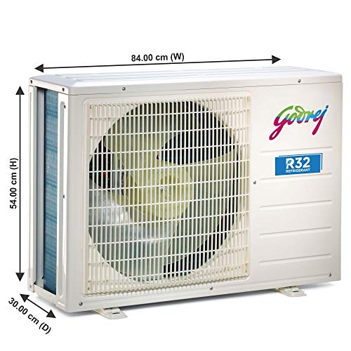Image of Godrej 1.5 Ton 3 Star 4 Way Air Swing, Fixed Speed Split AC (Copper, Anti-Dust Filter, 2023 Model, AC 1.5T SFC 18LTC3-WWR, White)