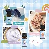 SNOWSEN Clean Essential Oils Set, Fragrance Oils for Diffuser, Candle, Soap Making, Fresh Cotton, Fresh Linen, Lemongrass, Soft Powder, Lavender Laundry, Blossom Soap Scented Oils for Aromatherapy - Image 3