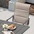 NUU GARDEN 5-Piece Outdoor Patio Dining Set - 4 Textilene Dining Chairs & 37" Table with Umbrella Hole, Weather-Resistant Furniture for Yard Porch Poolside Garden, Beige