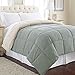 Amrapur Overseas Goose Down Alternative Microfiber Quilted Reversible Comforter / Duvet Insert - Ultra Soft Hypoallergenic Bedding - Medium Warmth for All Seasons