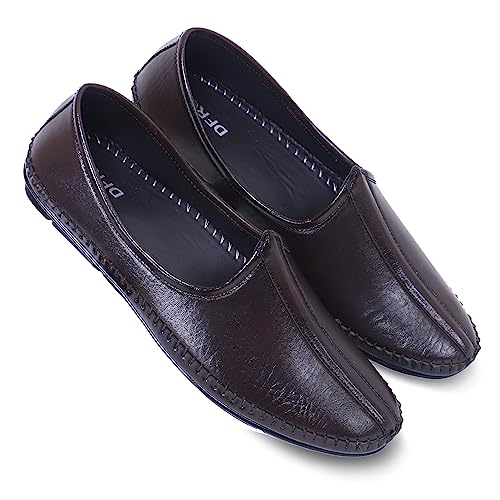 Image of DFR Loafers Sherwani Kurta Wedding Casual Juti Shoe for Men