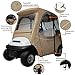 Classic Accessories Fairway Short Roof 2-Person FadeSafe™ Club Car Precedent Golf Cart Enclosure