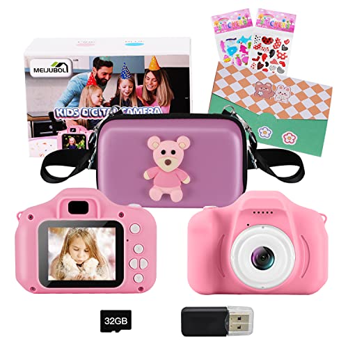 Kids Camera, Toddler Camera Children Digital Camera Toys With 13Mp Video Camcorder 32Gb Sd Card And Camera Case For 3–10 Year Old Boys And Girls #TOP15