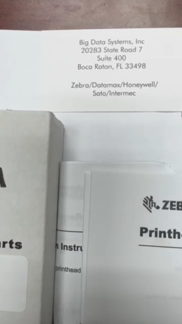 Amazon.com : P1085888 300DPI Original Printhead for The ZT610