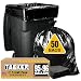 95-100 Gallon (50/Count Wholesale) Large Black Trash Bags, Super Value Pack, (Black)