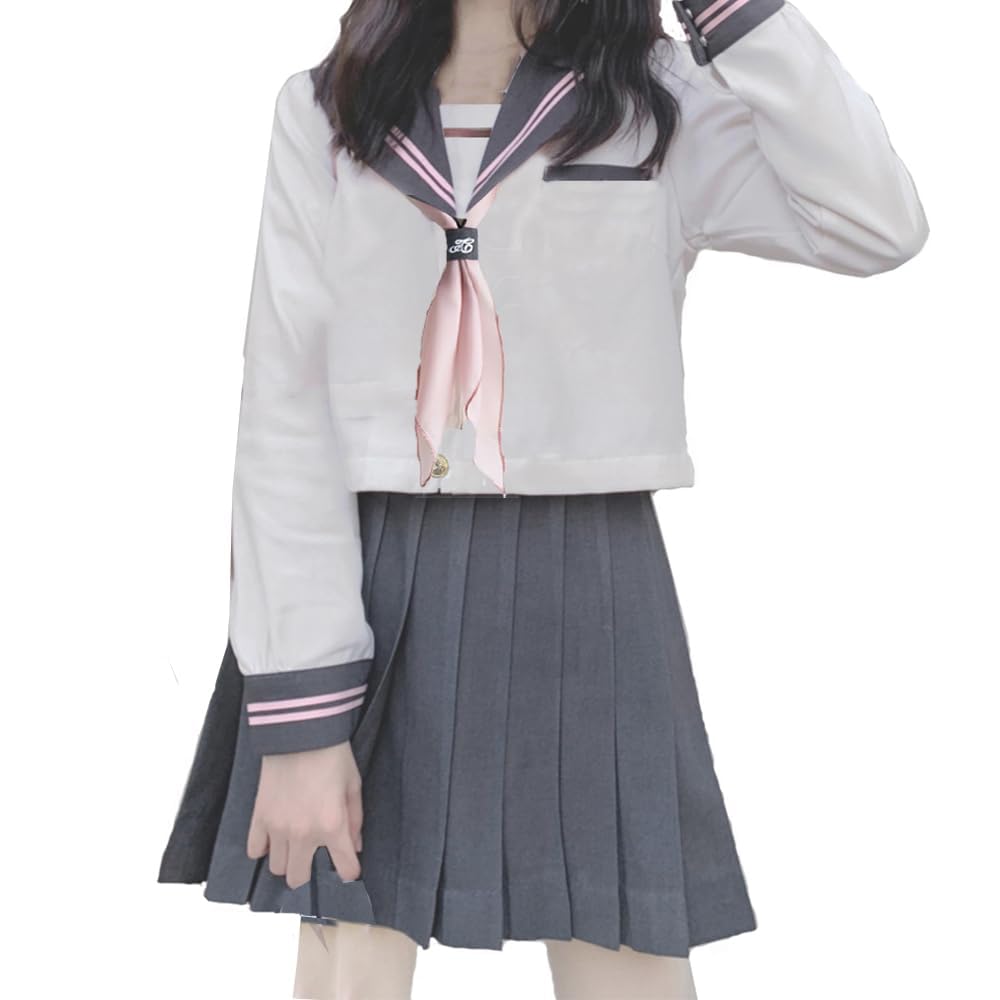 Amazon.co.jp: [City Sea Sky] セーラー服 長袖 大きいサイズ 制服