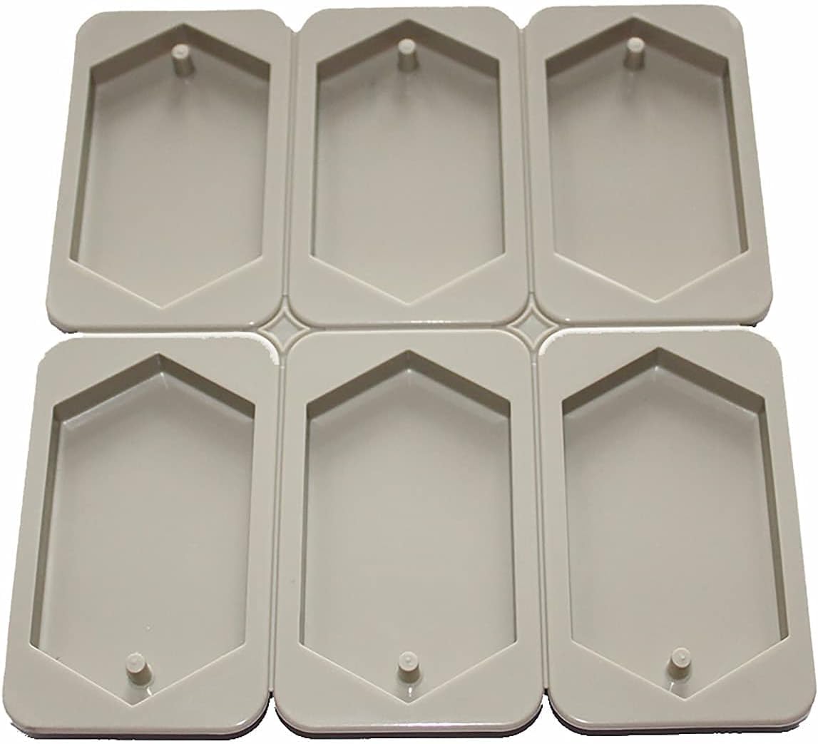 Wax Sachet Mould Silicone 6 Cavity Aroma Tablet Mold Resin Bookmark Moulds Epoxy Pendant Crafts Jewelry Keychain Molds Aromatherapy Hexagon Shape-image-3