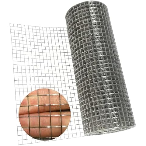 LOVEERCT 7.9in x 10ft Stainless Steel Mesh Cover