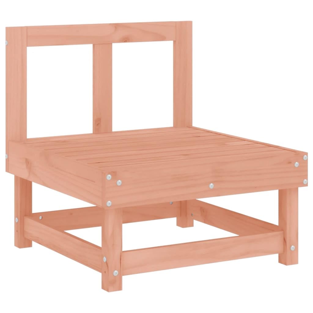 Salon de Jardin 7 pcs en Bois Massif Douglas, mobilier modulable pour terrasse et Patio, canapé d Angle, Assise Confortable, Meuble d extérieur pour détente et Repas