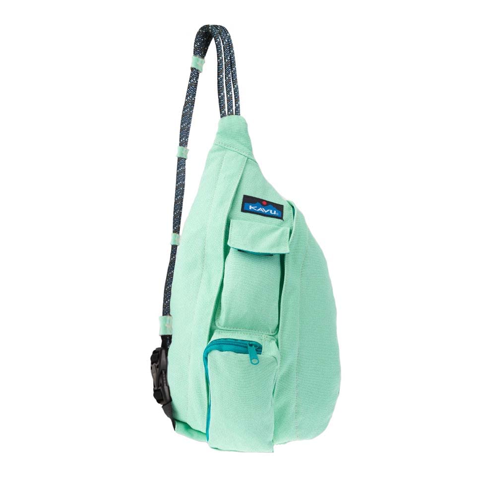 KAVU Mini Rope Bag, Cotton Canvas Crossbody Sling for Travel
