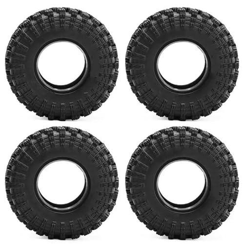 Pneus caoutchouc 1.3 pouces pour crawler RC SCX24 et TRX4M - 3