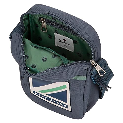 Miniatura 4 de Pepe Jeans Tom Bandolera Azul 17x21x7 Cms Poliéster