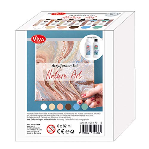 Viva Decor Acrylfarben-Set Nature Art