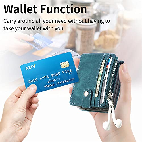 Funda para Samsung Z Flip 4 que protege la pantalla y guarda tarjetas sin abultar 7