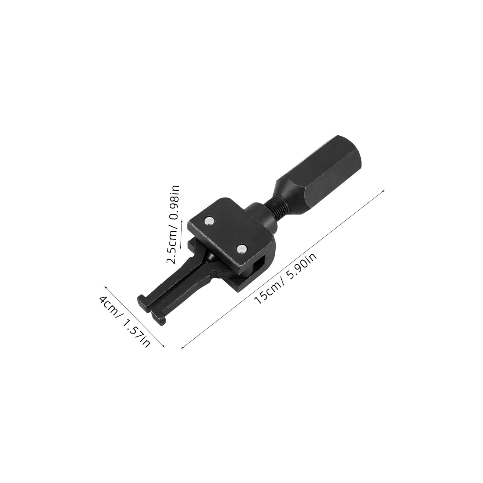 Beatifufu Black Bearing Puller Skateboard Slide Hammer Puller Steel Hub Removal Tool Slide Hammer Bearing Puller