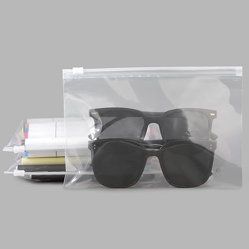 Bolsas de embalaje transparentes, pequeñas bolsas de plástico transparente con cremallera para pantalones, corbatas, almacenamiento de calcetines, 8