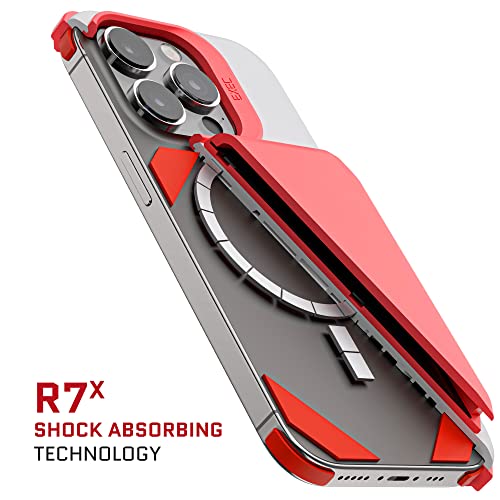Funda iPhone 14 Pro con tarjetero Ghostek EXEC EXEC de color rosa compatible con MagSafe 6