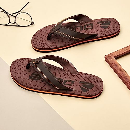 Image of Duke Men's Fwc6148-brown Flip-Flop