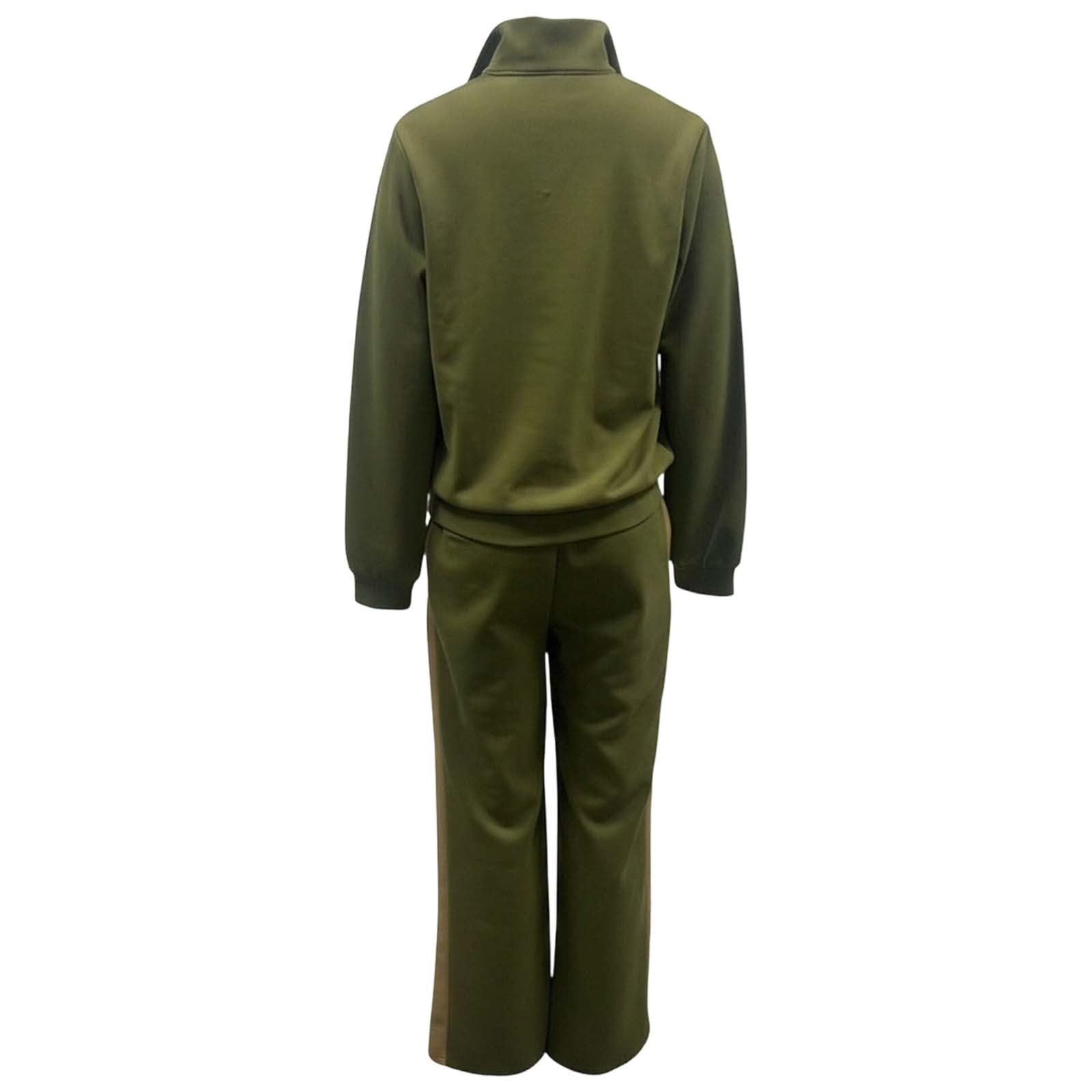 Conjunto Deportivo Urbano de Dos Piezas con Capucha y Cremallera Pantalones Holgados para Mujer Otoño Invierno