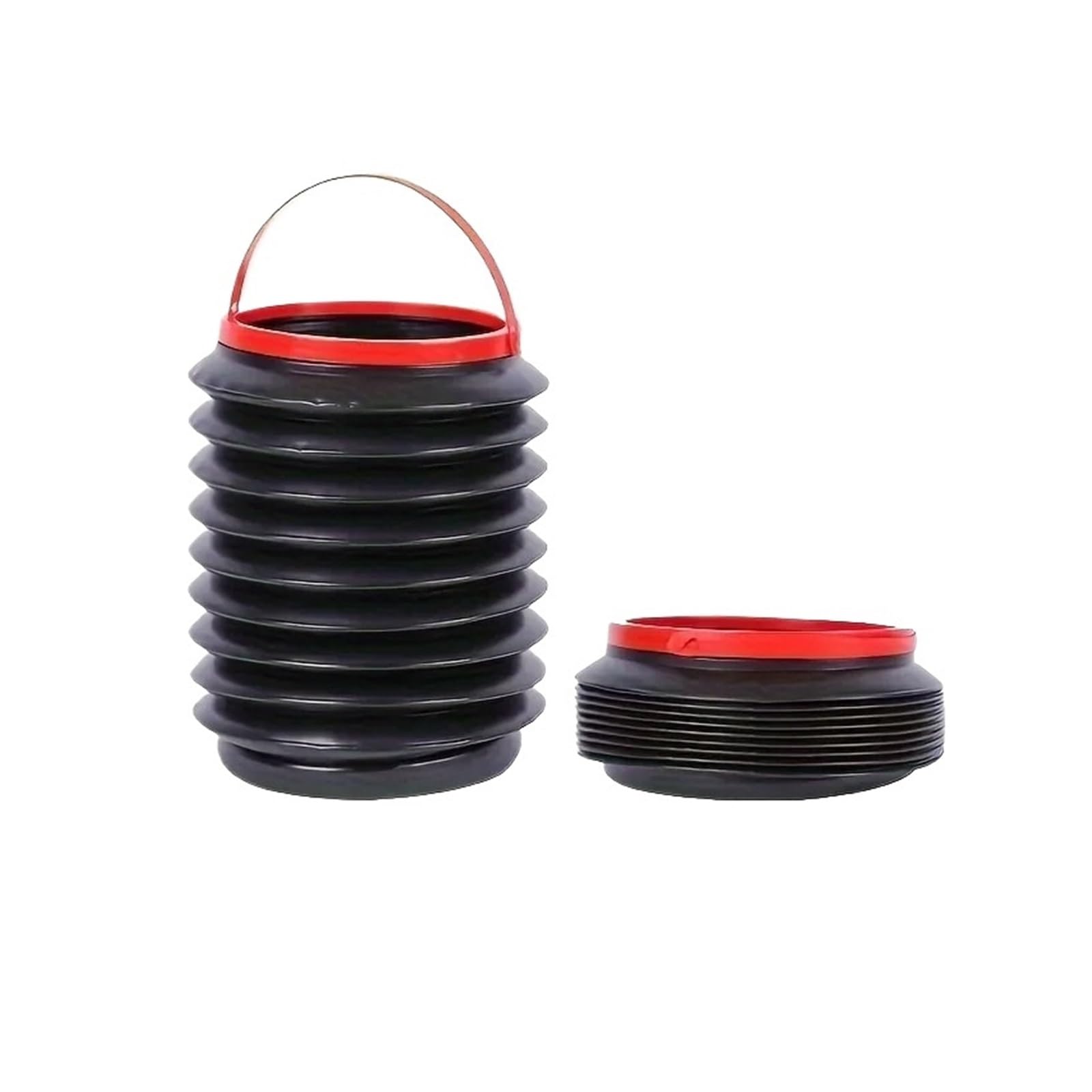 Car Bin 1pc Multi-Use Car Bucket Collapsible 4L As Trash Can Or Wash Pail Space Saving Portable For Travel Interior Organizer Cars Rubbish Bins