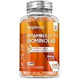 Gominolas de Vitamina C Veganas, Sin Gluten y Fabricadas en Alemania - Nuestras gominolas de vitamina c en forma de osito ha sido elaborada usando sólo los ingredientes de origen natural vegetal, sin OGM y es sin gluten. Esto hace que las gominolas sean ideales para los veganos. Además han sido fabricadas en Alemania siguiendo los mas estrictos controles de calidad.