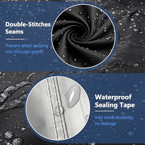 Image of STARTWO Patio Furniture Cover Set, 5 Piece Outdoor Furniture Cover Waterproof, Heavy Duty 400D Lawn Patio Set Covers