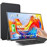pc + ecran + clavier + souris 【Station de Travail Mobile Tout-en-un】 Bien plus qu'un simple moniteur portable, c'est un véritable centre de productivité mobile. Doté d'un écran tactile multipoint (10 points), d'un clavier Bluetooth pliable avec pavé tactile intégré et d'un étui de protection haut de gamme, il transforme instantanément votre téléphone, tablette ou ordinateur portable en un poste de travail complet. Aucun accessoire supplémentaire n'est nécessaire : gagnez en productivité lors de vos déplacements.