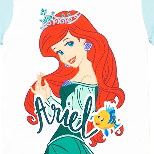 Disney Girls' Pajamas 2 Pack Ariel and Belle3