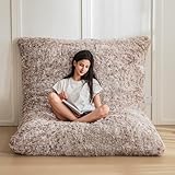 MAXYOYO 3 in 1 Bean Bag Chair, Giant Bean Bag Sofa Bed, Floor Mattress with High-Density Foam Filling, Bean Bag Chair for Adult Full Size