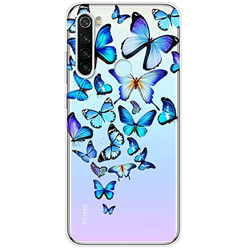 Case Compatible Redmi Note 8 Gel Silicone Rubber Clear Soft Ultra-Slim Flower Girl Slam Dunk Back Cover for Redmi Note 8 (Redmi Note 8, 9)